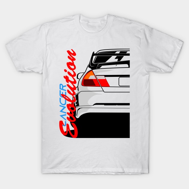 Lancer Evolution IV T-Shirt by gaplexio